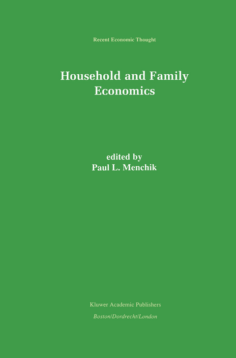 Household and Family Economics - 