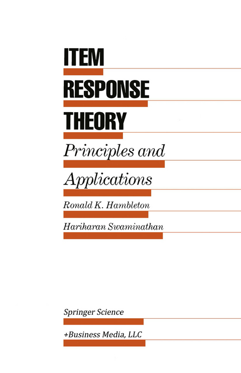 Item Response Theory - Ronald K. Hambleton, H. Swaminathan