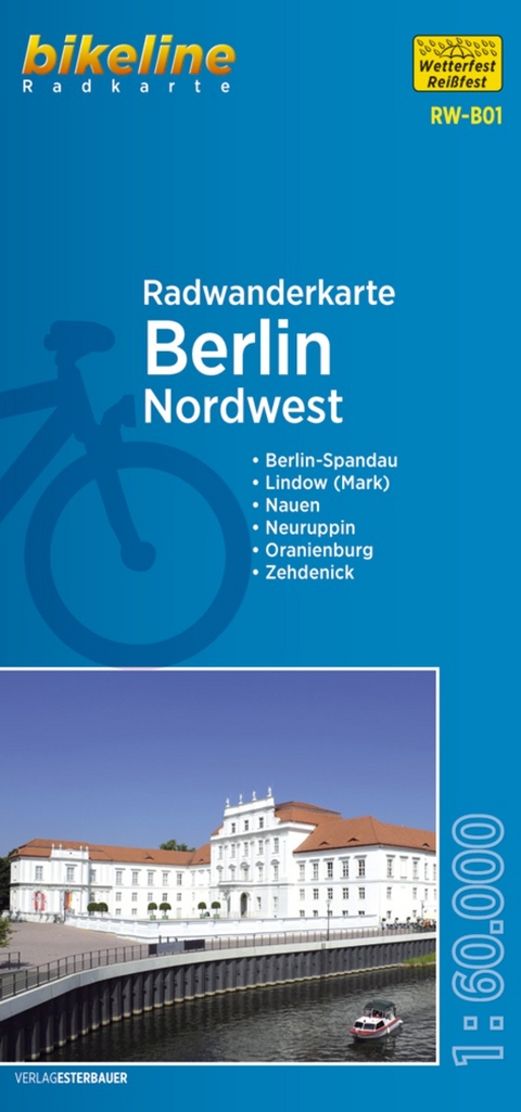 Radwanderkarte Berlin Nordwest RW-B01 - 