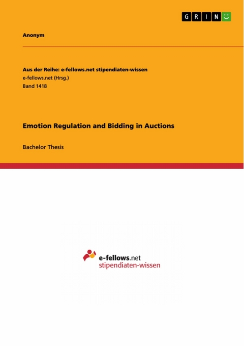 Emotion Regulation and Bidding in Auctions