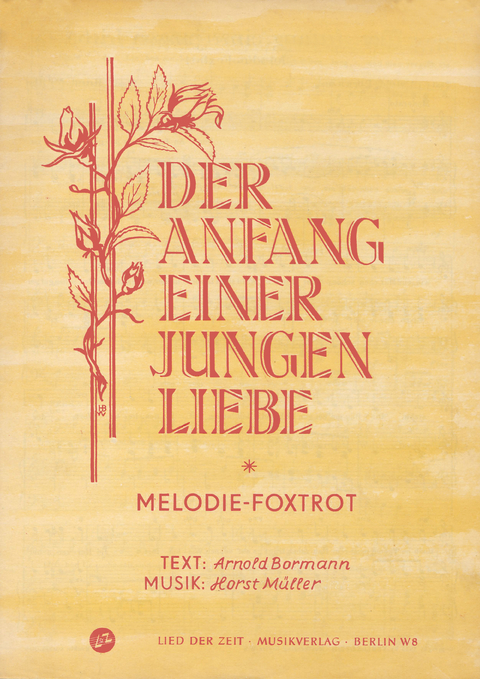 Der Anfang einer jungen Liebe - Arnold Bormann, Horst Müller