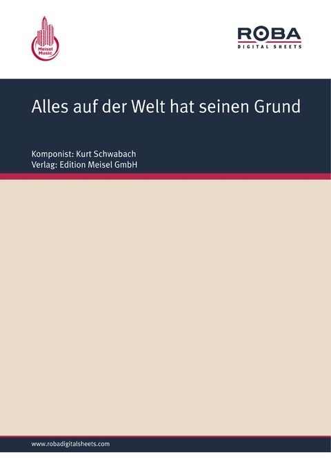 Alles auf der Welt hat seinen Grund - Willy Rosen, Kurt Schwabach