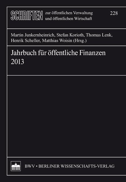 Jahrbuch für öffentliche Finanzen (2013) - 