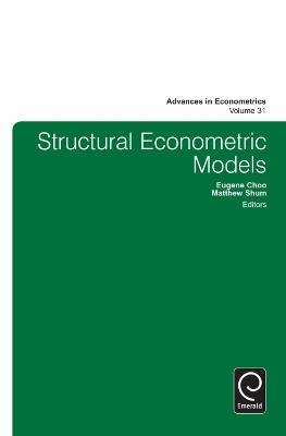 Structural Econometric Models - 