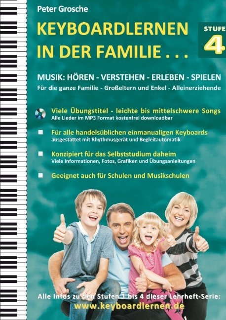 Keyboardlernen in der Familie (Stufe 4) - Peter Grosche