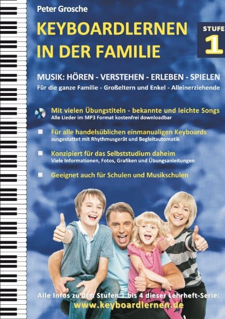 Keyboardlernen in der Familie (Stufe 1) - Peter Grosche