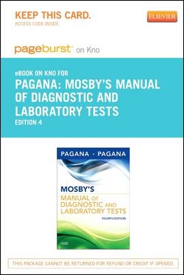 Mosby's Manual of Diagnostic and Laboratory Tests - Elsevier eBook on Intel Education Study (Retail Access Card) - Kathleen Deska Pagana, Timothy J Pagana