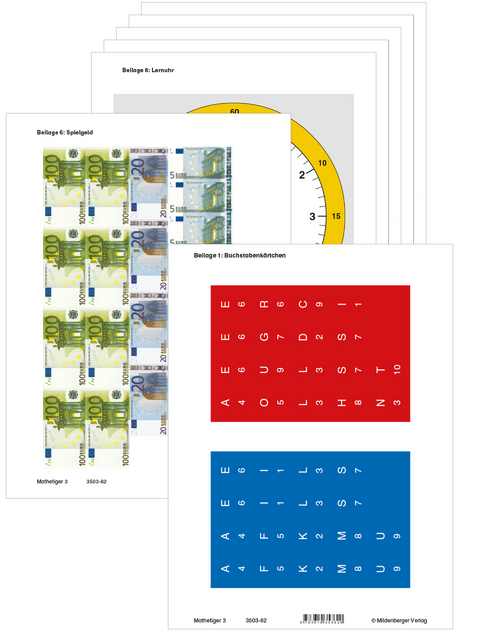 Mathetiger 3, Arbeitsbeilagen (identisch mit 978-3-619-35362-0) - Matthias Heidenreich, Martina Kinkel-Craciunescu, Thomas Laubis, Tamara Kropf