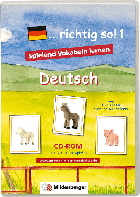 ... richtig so!. Lernspiele für den Deutsch-Förderunterricht / ... richtig so! 1 – Lernsoftware, Netzwerklizenz - Tina Kresse, Susanne McCafferty