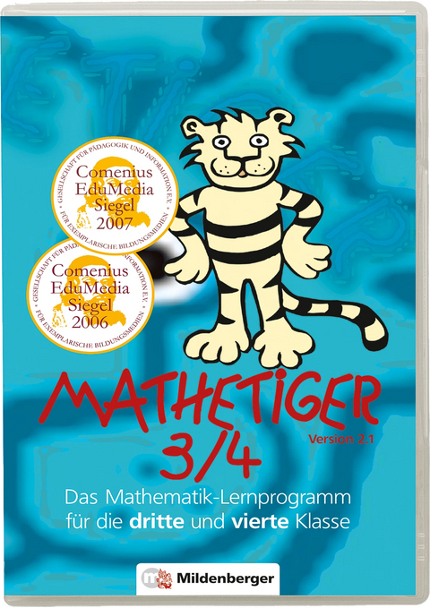 Mathetiger 3/4. Lernprogramm für die 3. und 4. Klasse / Mathetiger 3/4, Klassenversion, Einzellizenz, CD-ROM