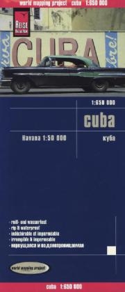 Reise Know-How Landkarte Cuba (1:650.000) mit Havanna (1:50.000) - Peter Rump Verlag