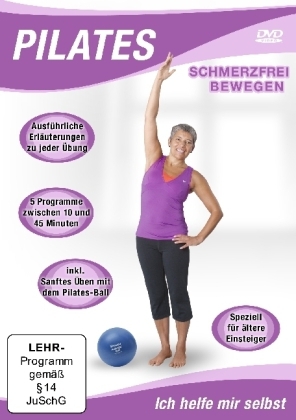 Pilates - schmerzfrei bewegen, 1 DVD