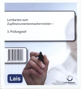 Lernkarten zum Zupfinstrumentenmachermeister -  Hrsg. Sarastro GmbH