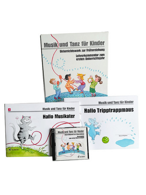 Musik und Tanz für Kinder 1 - Komplettpaket - Jutta Funk, Micaela Grüner, Rainer Kotzian, Rudolf Nykrin, Christine Perchermeier, Ulrike Schrott, Manuela Widmer