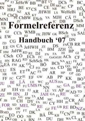 Formelreferenz - Handbuch '07 - Peter Dexheimer