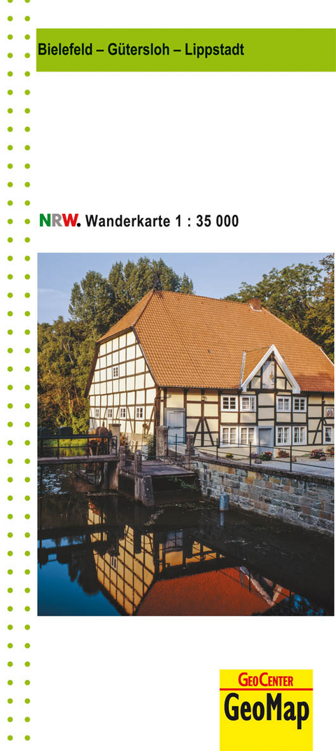 Bielefeld, Gütersloh, Lippstadt Wanderkarte NRW