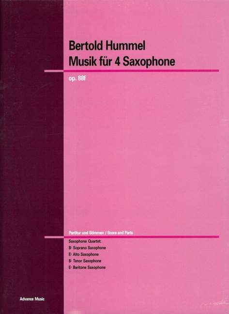 Musik für Saxophone - 