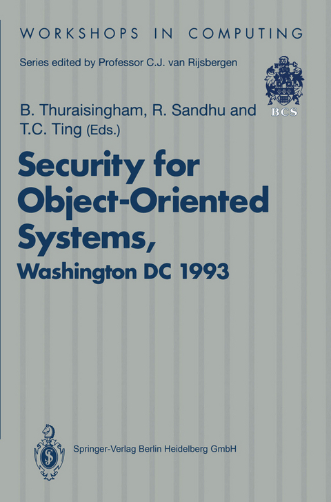 Security for Object-Oriented Systems - 