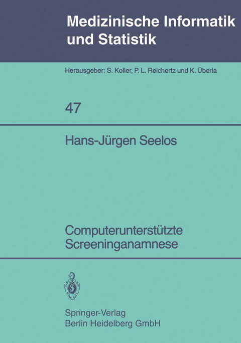 Computerunterstützte Screeninganamnese - H.-J. Seelos