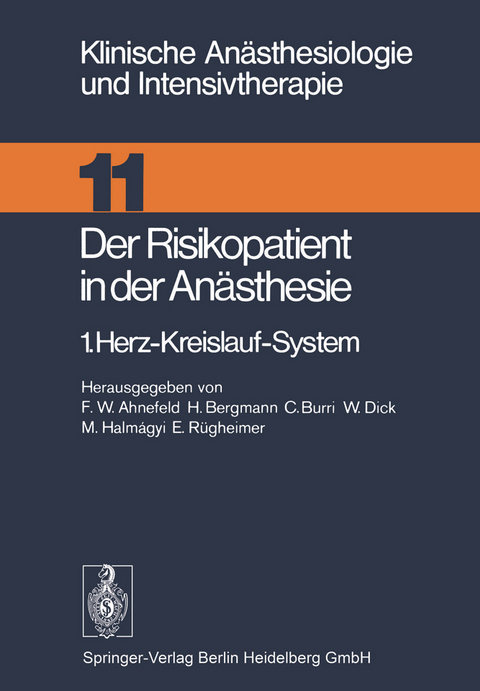 Der Risikopatient in der Anästhesie - 