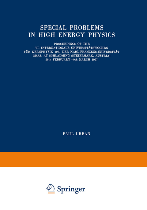 Special Problems in High Energy Physics - 