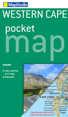 Western cape pocket tourist map - MapStudio MapStudio