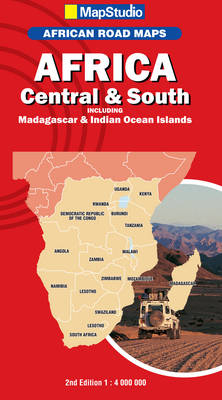 Africa Central & South road map -  Map Studio