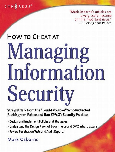 How to Cheat at Managing Information Security -  Mark Osborne