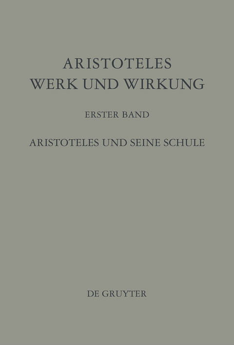 Aristoteles und seine Schule