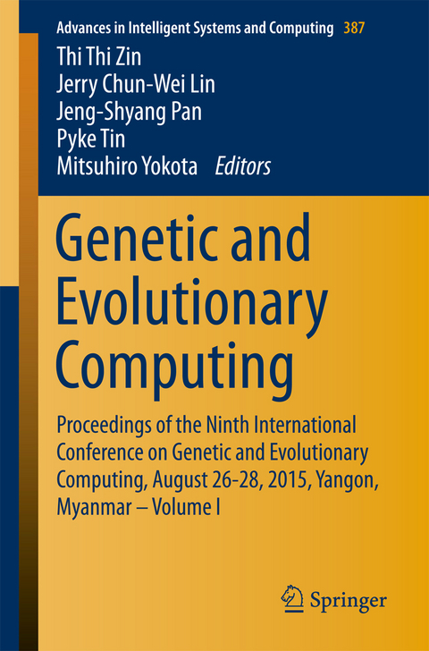 Genetic and Evolutionary Computing - 