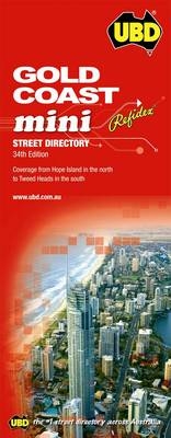 Gold Coast Mini Refidex Street Directory 34th ed -  UBD