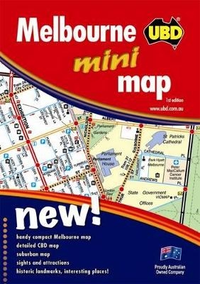 Melbourne Mini Map 355 1st ed -  UBD