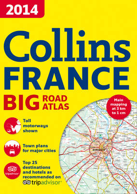 2014 Collins France Big Road Atlas -  Collins Maps