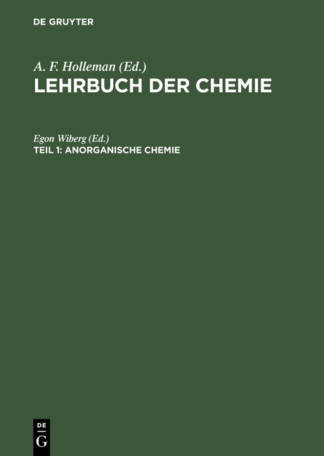 Lehrbuch der Chemie / Anorganische Chemie - 