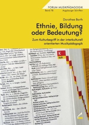 Ethnie, Bildung oder Bedeutung? - Dorothee Barth