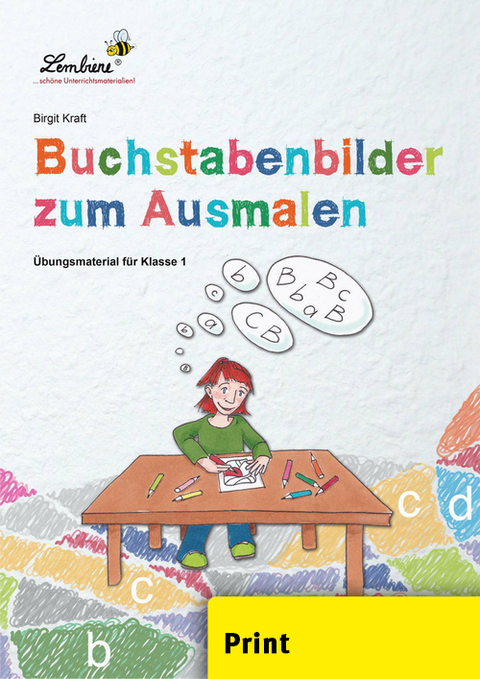 Buchstabenbilder zum Ausmalen - Birgit Kraft