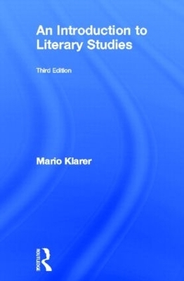 An Introduction to Literary Studies - Mario Klarer