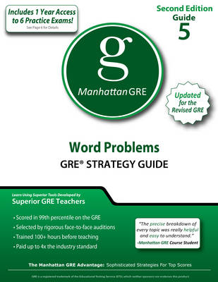 Word Problems GRE Strategy Guide -  Manhattan GRE,  Manhattan Gmat