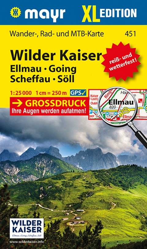 Wilder Kaiser - Ellmau - Going - Scheffau - Söll XL