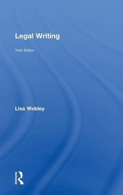 Legal Writing - Lisa Webley