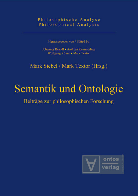 Semantik und Ontologie - 