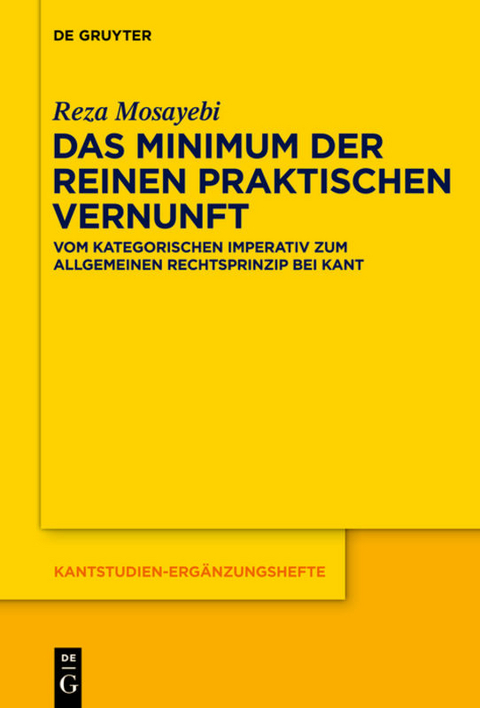 Das Minimum der reinen praktischen Vernunft - Reza Mosayebi