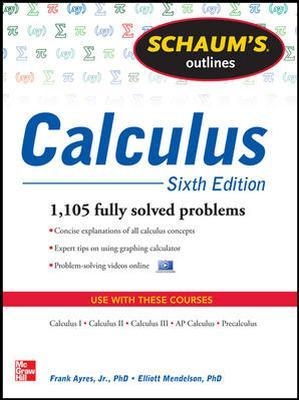 Schaum's Outline of Calculus - Frank Ayres, Elliott Mendelson