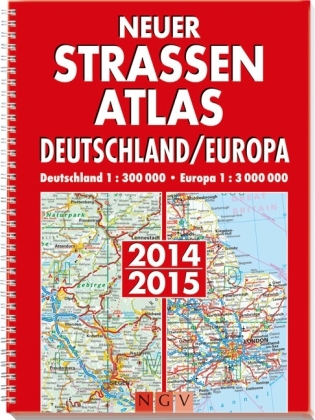 Neuer Straßenatlas Deutschland/Europa 2014/2015