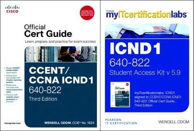 CCENT/CCNA ICND1 640-802 Official Cert Guide with MyITCertificationlab Bundle v5.9 - Wendell Odom