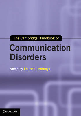 The Cambridge Handbook of Communication Disorders - 