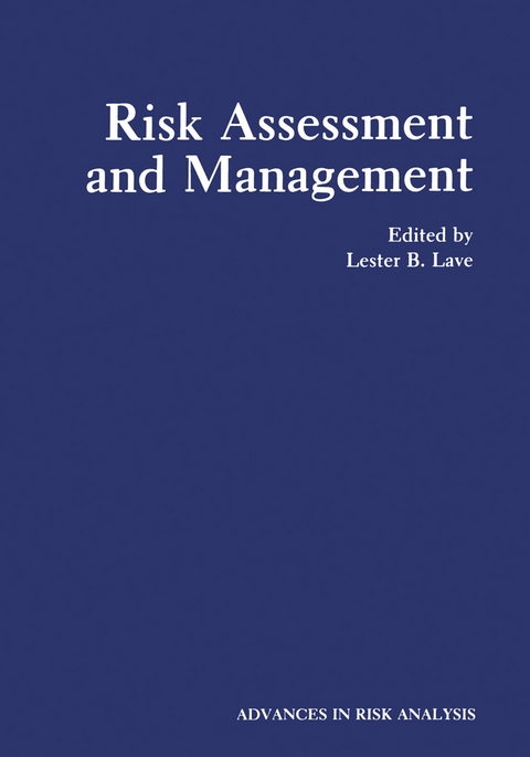 Risk Assessment and Management - 