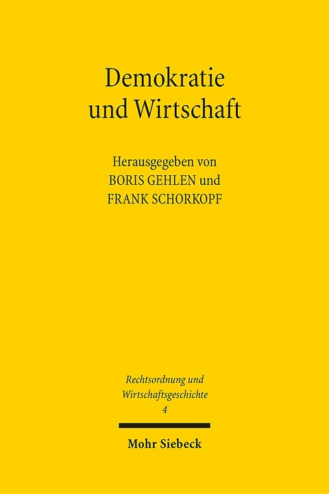 Demokratie und Wirtschaft - 