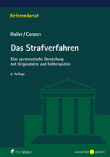 Das Strafverfahren - Haller, Klaus; Conzen, Klaus