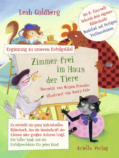 Zimmer Frei im Haus der Tiere - Bilderbuch-Kreativset - Leah Goldberg